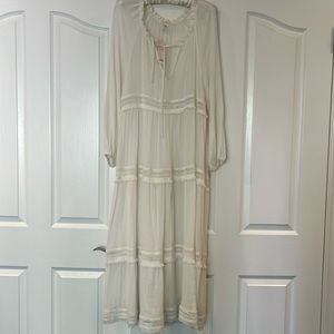 Romantic bohemian maxi dress NWT
